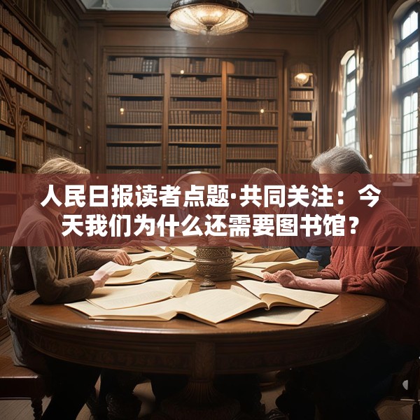 人民日报读者点题·共同关注：今天我们为什么还需要图书馆？