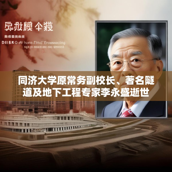 同济大学原常务副校长、著名隧道及地下工程专家李永盛逝世