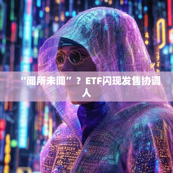 “闻所未闻”？ETF闪现发售协调人