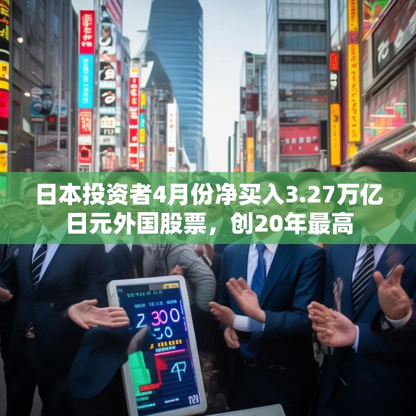 日本投资者4月份净买入3.27万亿日元外国股票，创20年最高