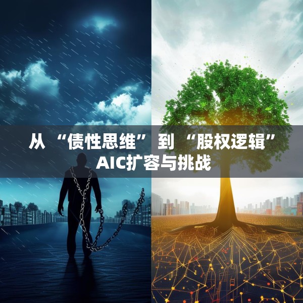 从 “债性思维” 到 “股权逻辑” AIC扩容与挑战
