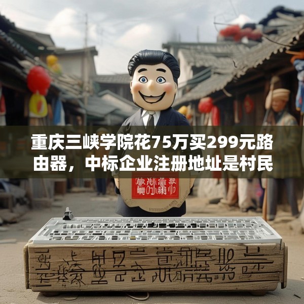 重庆三峡学院花75万买299元路由器，中标企业注册地址是村民家