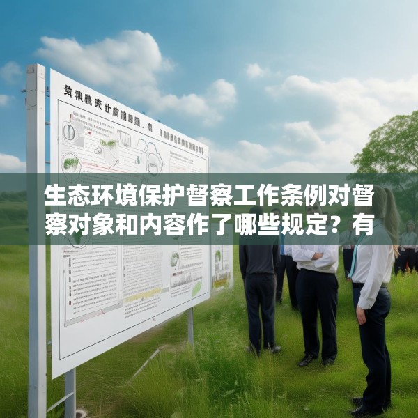 生态环境保护督察工作条例对督察对象和内容作了哪些规定？有关负责人答问