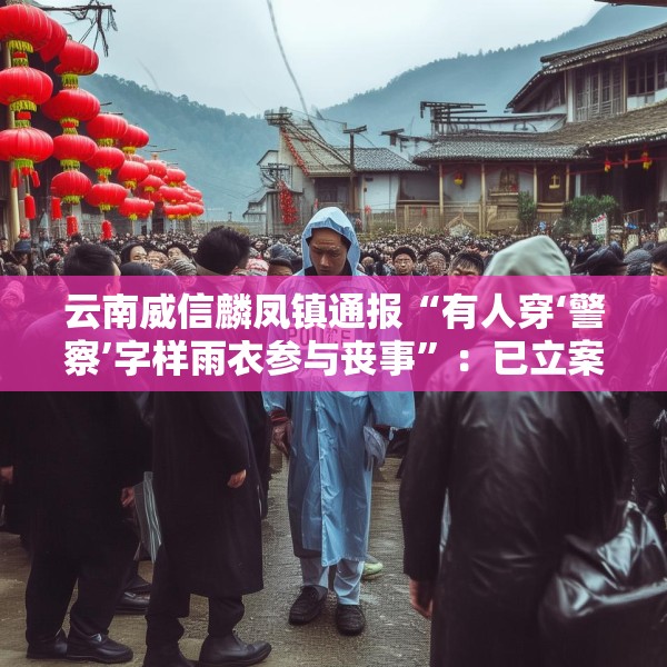 云南威信麟凤镇通报“有人穿‘警察’字样雨衣参与丧事”：已立案查处
