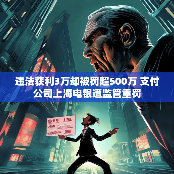 违法获利3万却被罚超500万 支付公司上海电银遭监管重罚