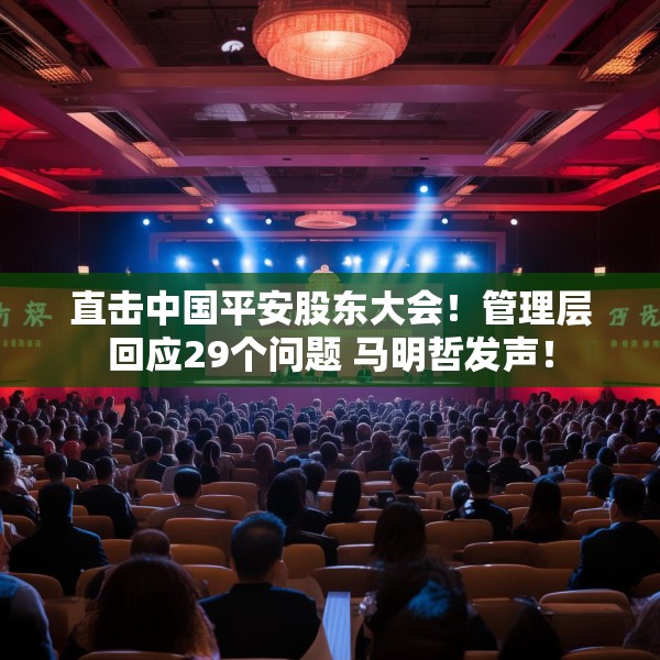 直击中国平安股东大会！管理层回应29个问题 马明哲发声！