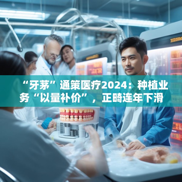 “牙茅”通策医疗2024：种植业务“以量补价”，正畸连年下滑，千亿市值缩水九成
