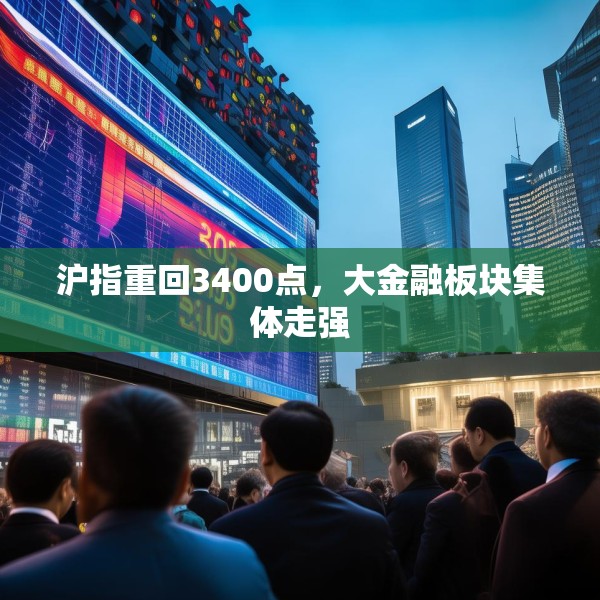 沪指重回3400点，大金融板块集体走强