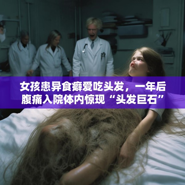 女孩患异食癖爱吃头发，一年后腹痛入院体内惊现“头发巨石”