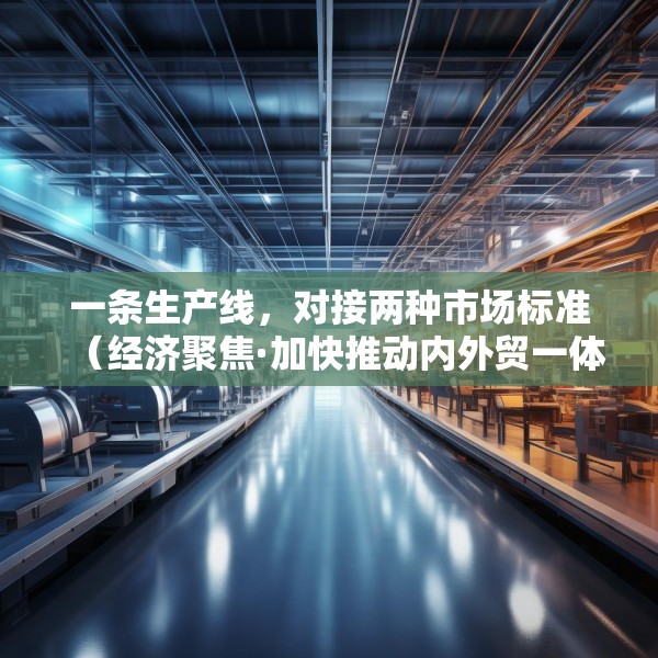 一条生产线，对接两种市场标准（经济聚焦·加快推动内外贸一体化）
