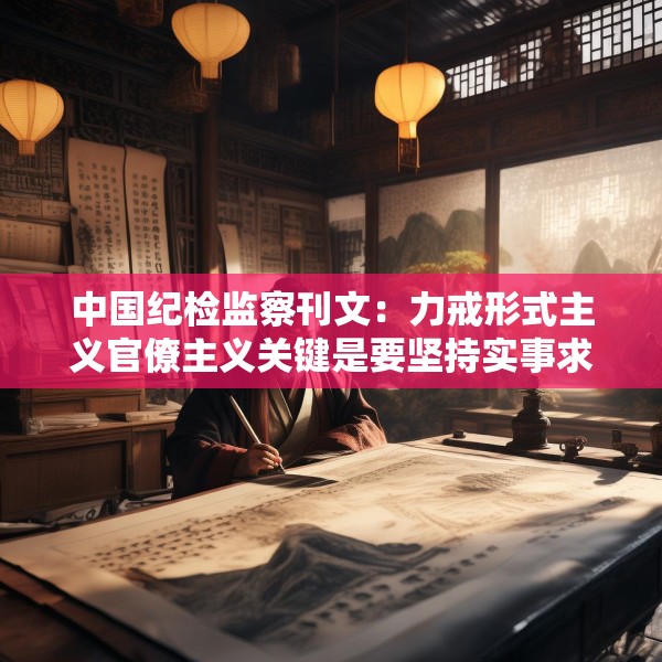中国纪检监察刊文：力戒形式主义官僚主义关键是要坚持实事求是