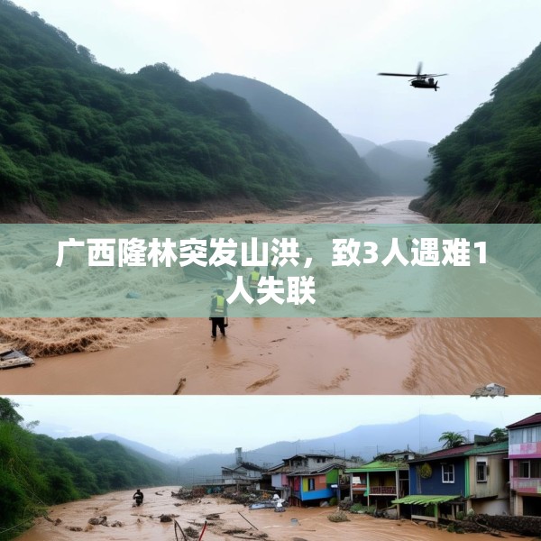 广西隆林突发山洪，致3人遇难1人失联