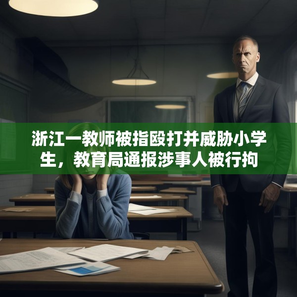 浙江一教师被指殴打并威胁小学生，教育局通报涉事人被行拘