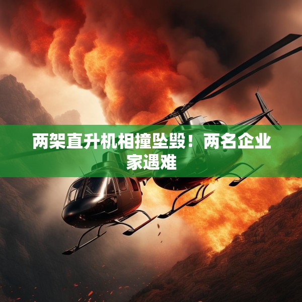 两架直升机相撞坠毁！两名企业家遇难