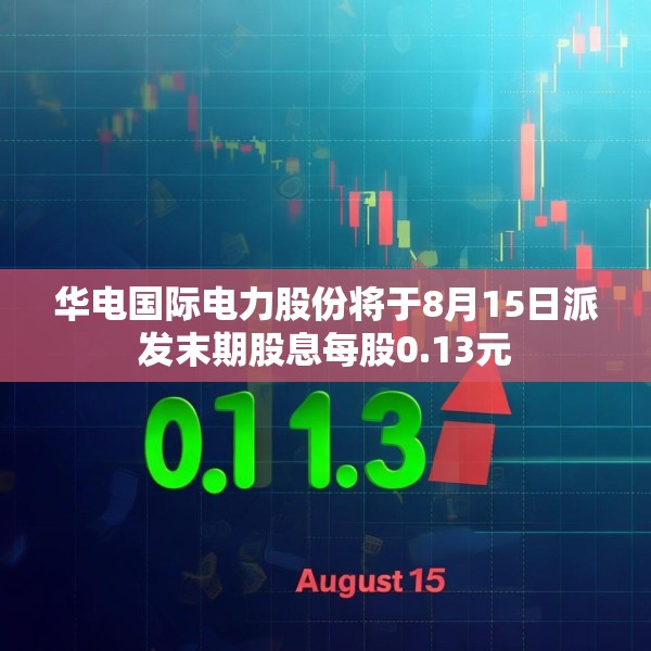 华电国际电力股份将于8月15日派发末期股息每股0.13元