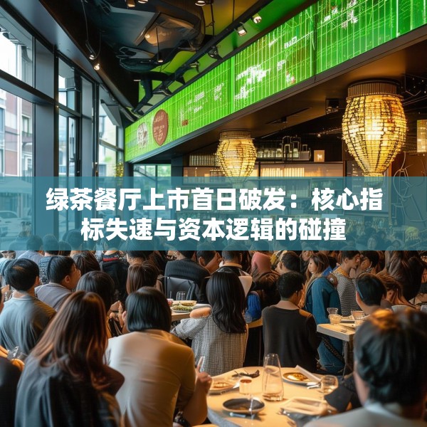 绿茶餐厅上市首日破发：核心指标失速与资本逻辑的碰撞