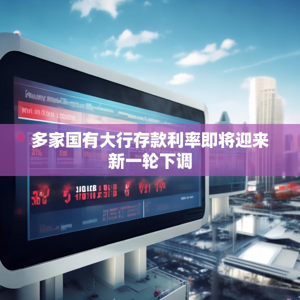多家国有大行存款利率即将迎来新一轮下调