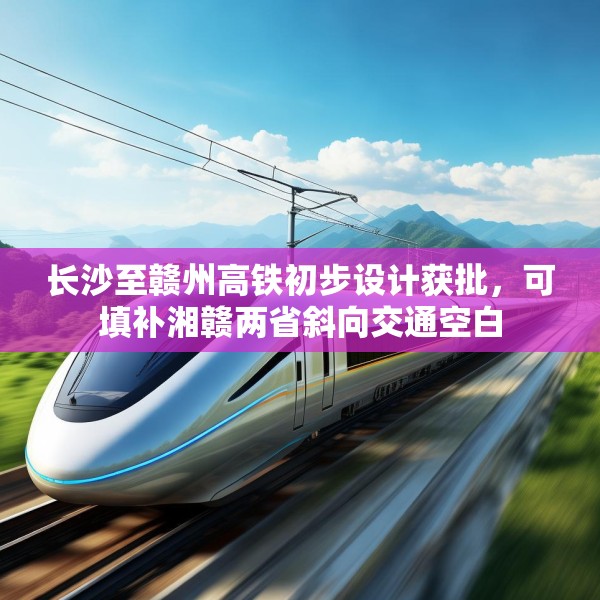长沙至赣州高铁初步设计获批，可填补湘赣两省斜向交通空白