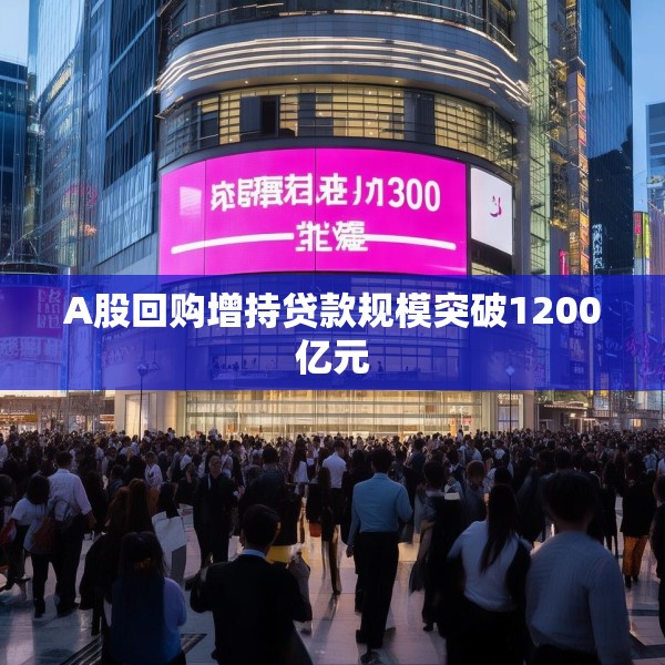 A股回购增持贷款规模突破1200亿元