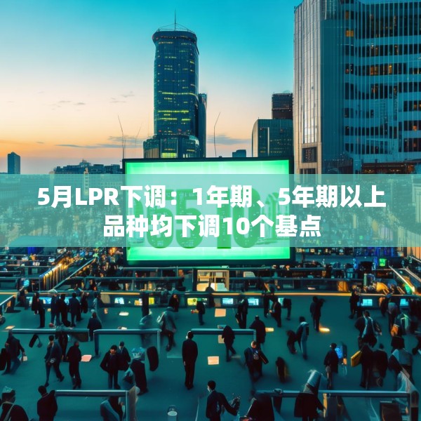 5月LPR下调：1年期、5年期以上品种均下调10个基点