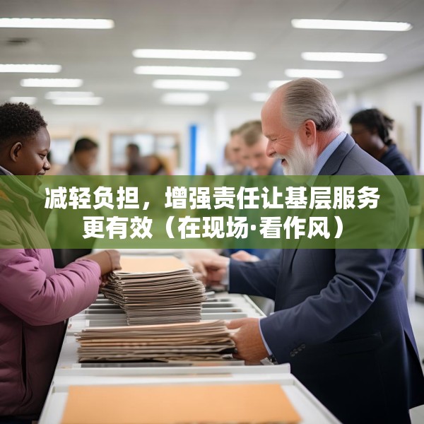 减轻负担，增强责任让基层服务更有效（在现场·看作风）