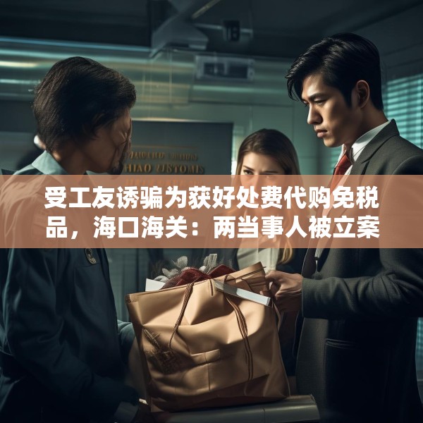 受工友诱骗为获好处费代购免税品，海口海关：两当事人被立案