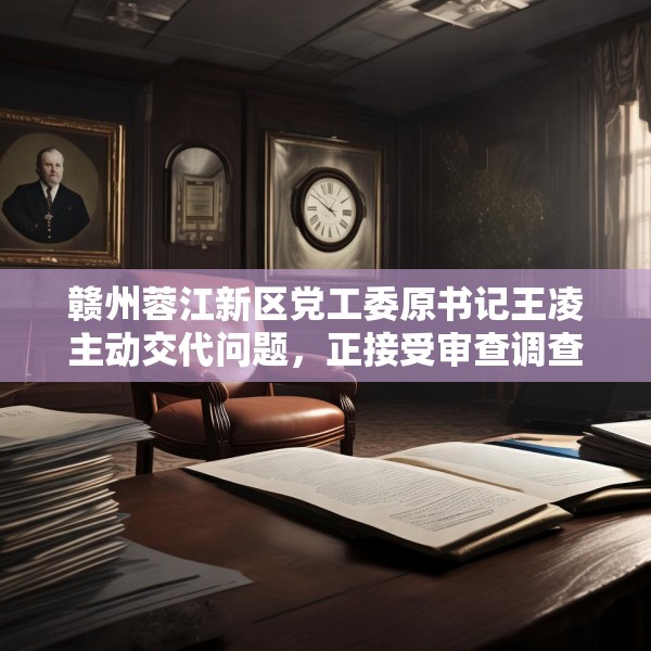 赣州蓉江新区党工委原书记王凌主动交代问题，正接受审查调查