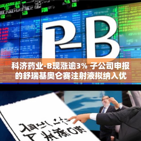 科济药业-B现涨逾3% 子公司申报的舒瑞基奥仑赛注射液拟纳入优先审评