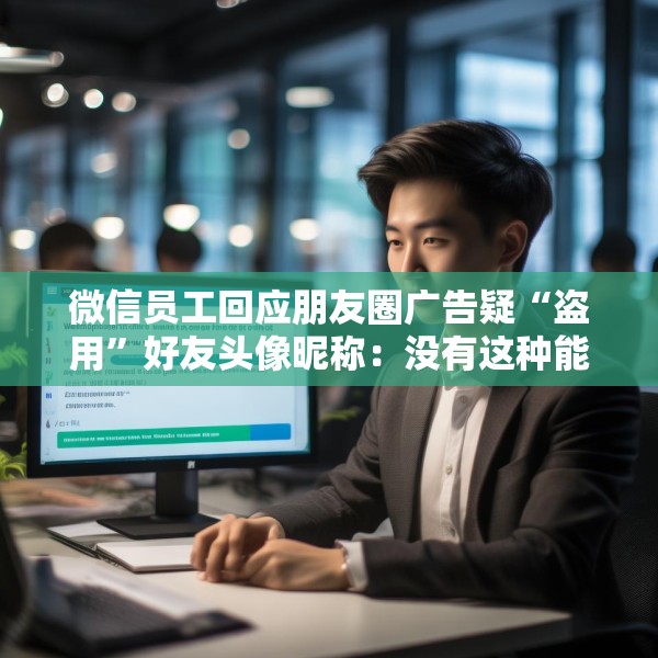微信员工回应朋友圈广告疑“盗用”好友头像昵称：没有这种能力，也不会这样干