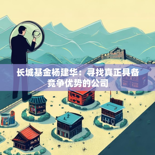 长城基金杨建华：寻找真正具备竞争优势的公司
