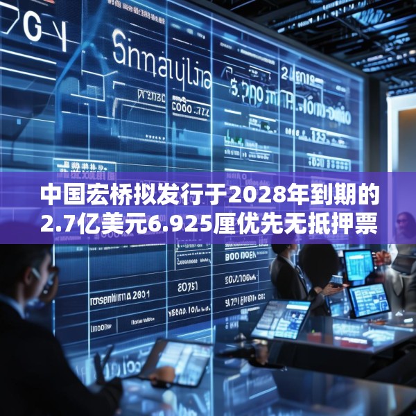 中国宏桥拟发行于2028年到期的2.7亿美元6.925厘优先无抵押票据