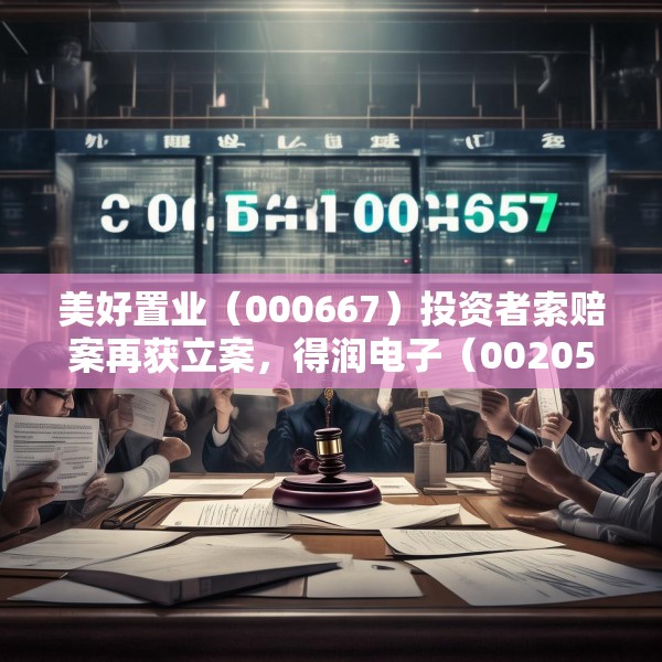 美好置业（000667）投资者索赔案再获立案，得润电子（002055）索赔案持续推进
