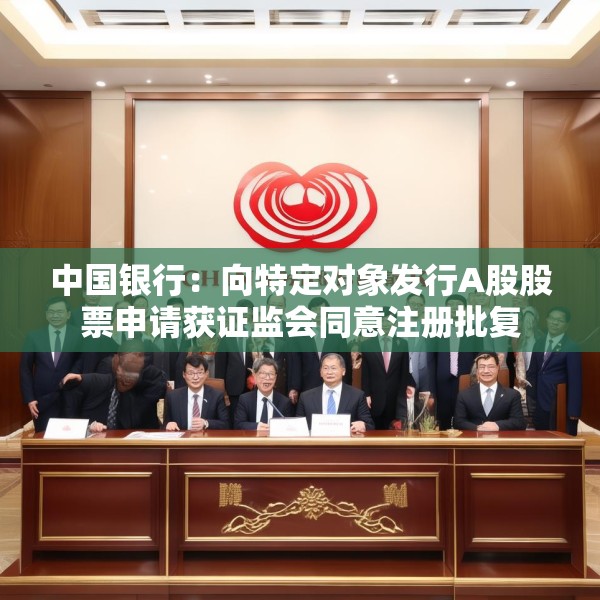 中国银行：向特定对象发行A股股票申请获证监会同意注册批复