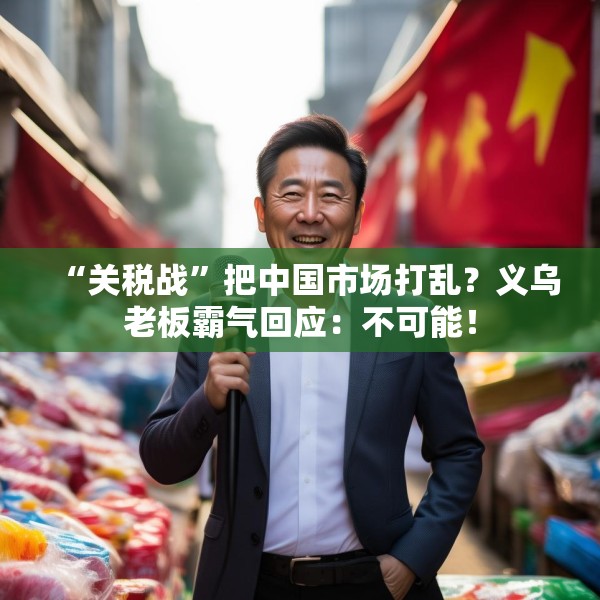 “关税战”把中国市场打乱？义乌老板霸气回应：不可能！