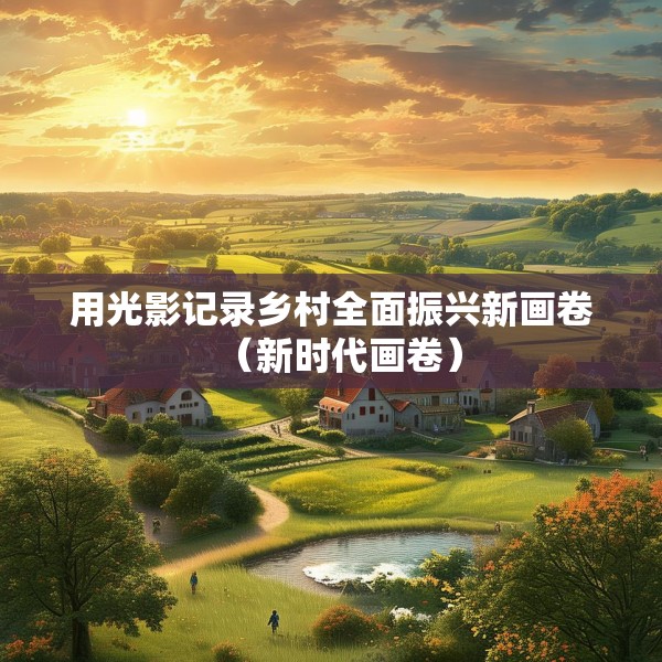 用光影记录乡村全面振兴新画卷（新时代画卷）