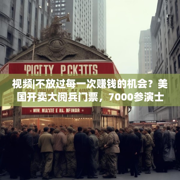 视频|不放过每一次赚钱的机会？美国开卖大阅兵门票，7000参演士兵一天只供一顿热餐