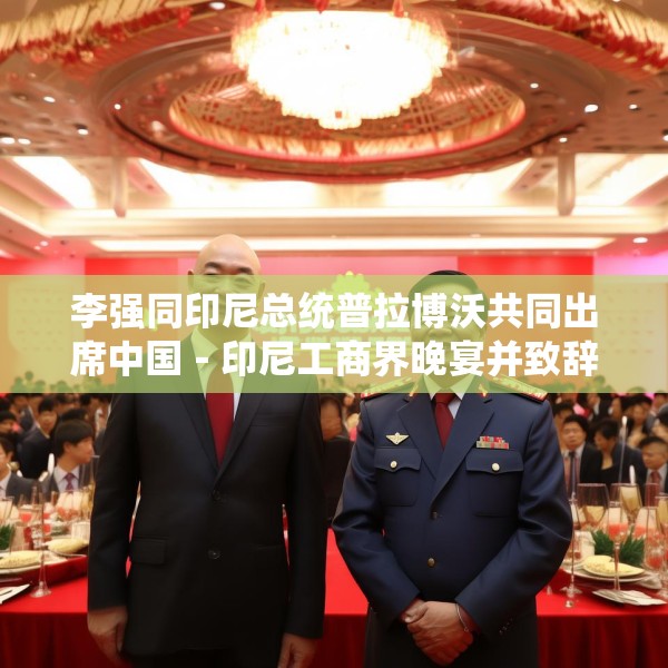 李强同印尼总统普拉博沃共同出席中国－印尼工商界晚宴并致辞