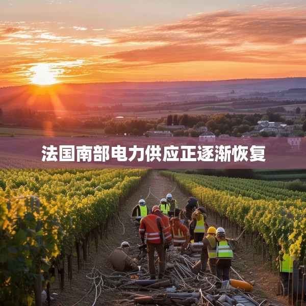 法国南部电力供应正逐渐恢复