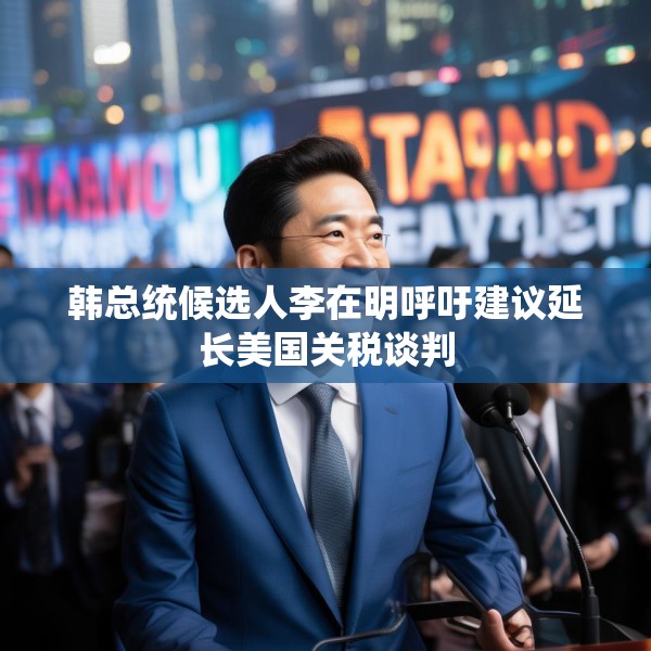 韩总统候选人李在明呼吁建议延长美国关税谈判