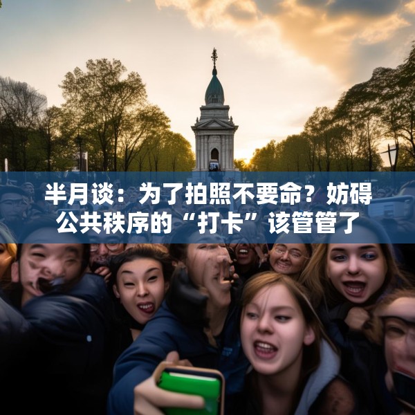 半月谈：为了拍照不要命？妨碍公共秩序的“打卡”该管管了