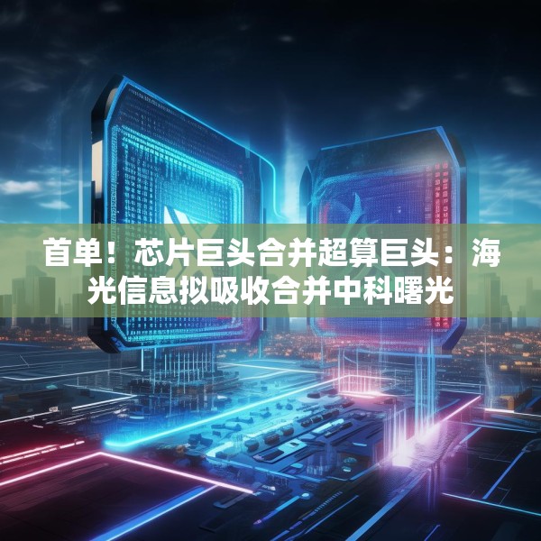 首单！芯片巨头合并超算巨头：海光信息拟吸收合并中科曙光