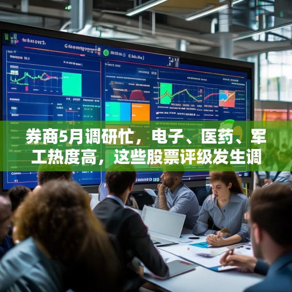 券商5月调研忙，电子、医药、军工热度高，这些股票评级发生调整