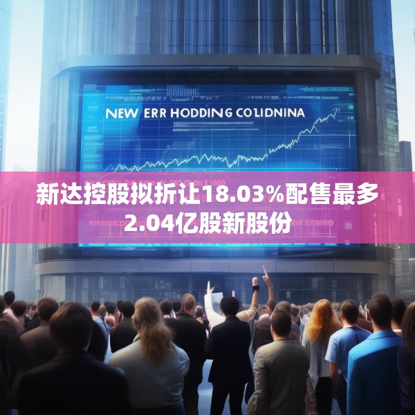 新达控股拟折让18.03%配售最多2.04亿股新股份