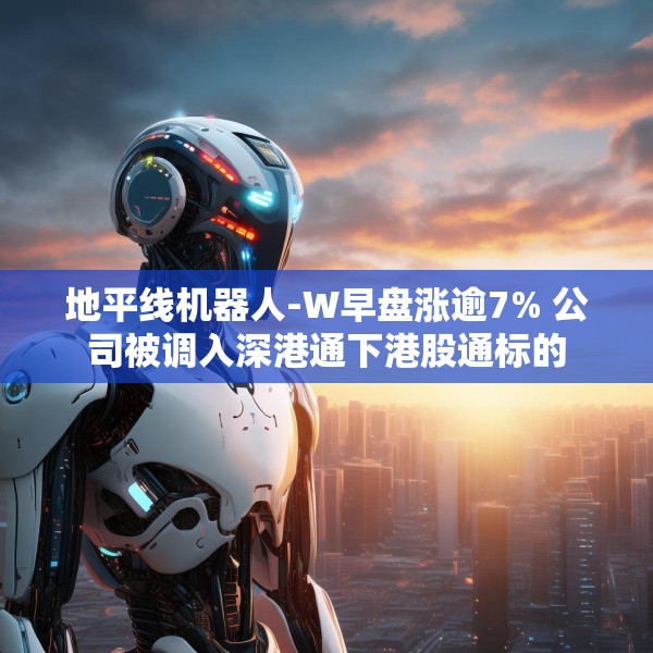 地平线机器人-W早盘涨逾7% 公司被调入深港通下港股通标的