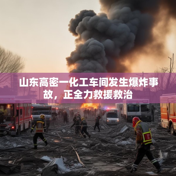 山东高密一化工车间发生爆炸事故，正全力救援救治