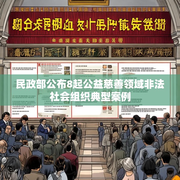 民政部公布8起公益慈善领域非法社会组织典型案例