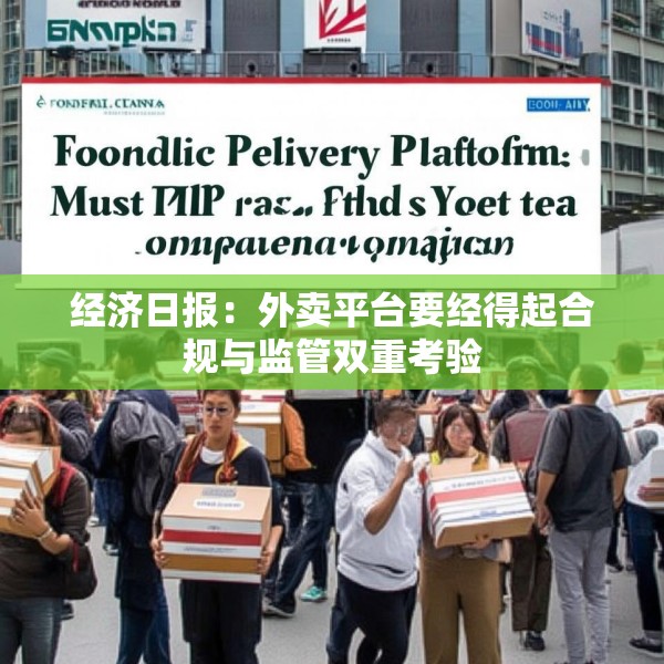 经济日报：外卖平台要经得起合规与监管双重考验