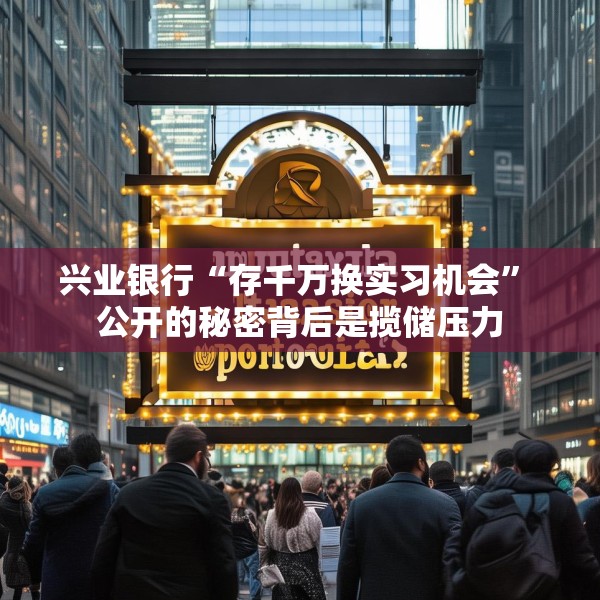 兴业银行“存千万换实习机会” 公开的秘密背后是揽储压力