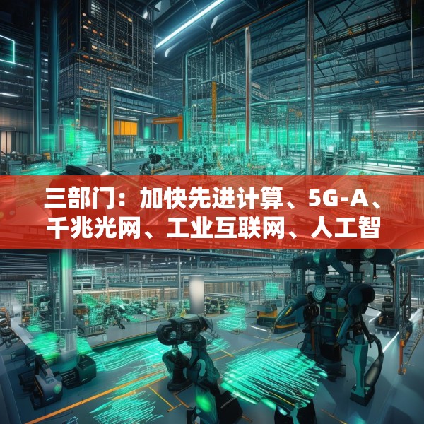 三部门：加快先进计算、5G-A、千兆光网、工业互联网、人工智能在电子信息制造业中的规模化应用