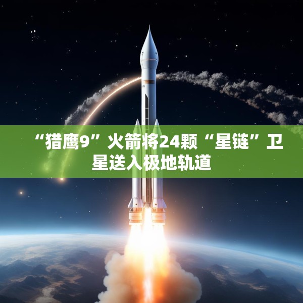 “猎鹰9”火箭将24颗“星链”卫星送入极地轨道